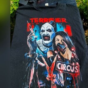 Terrifier Circus Mens Graphic T-Shirt - Black